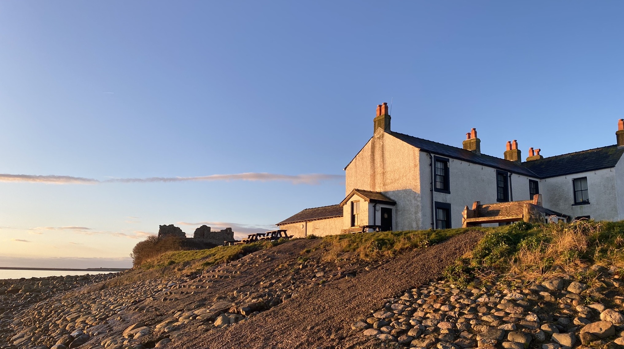 Heritage restoration work takes place on historic island property