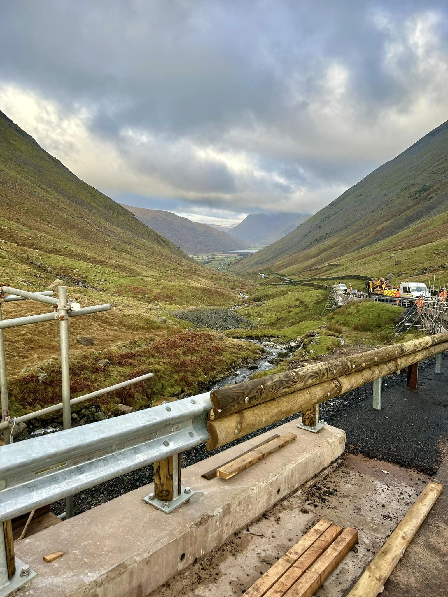 Closure to continue Kirkstone Pass safety works Westmorland and