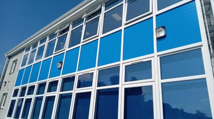 Image of new windows at John Ruskin School