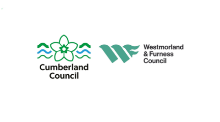 Cumberland Council and Westmorland and Furness Council logo