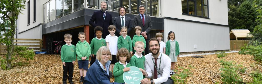 Pre-schoolers at Broughton in Furness CE Primary School