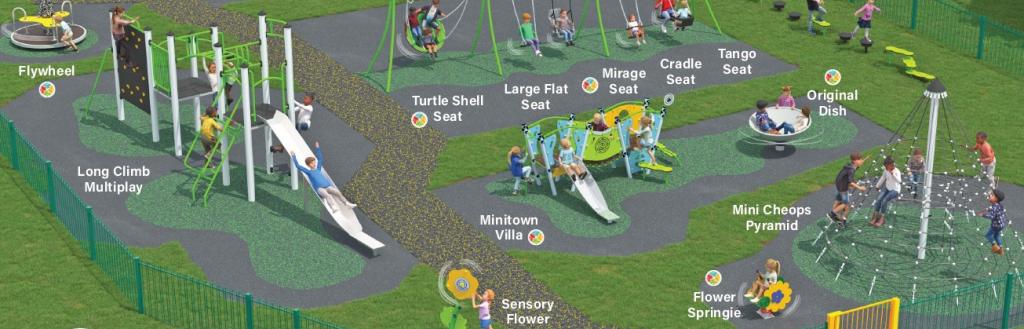 Proposed design for new playground in Kirkby Stephen.