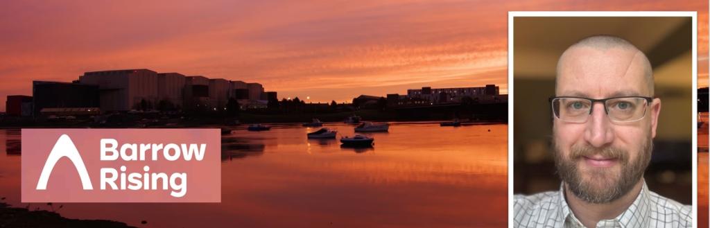 Devonshire Dock Hall viewed from Walney.